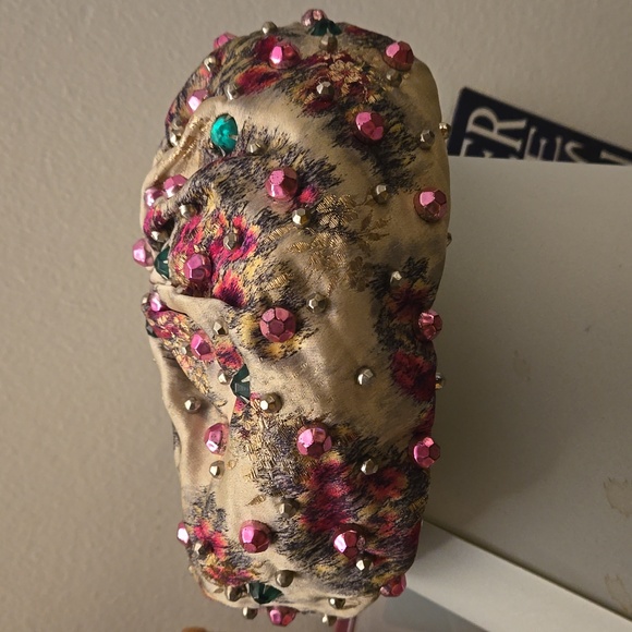 Vintage Mr. Arnold Actualite Jeweled Beaded Pill Box, Baret, Cloche,  Half Hat - Picture 2 of 6